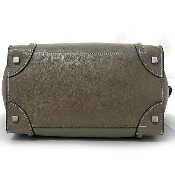 CELINE Beige Leather Tote Bag - Picture 4 of 10